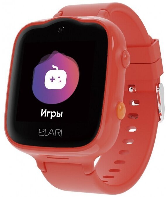 Детские умные часы ELARI KidPhone 4G Bubble, красный - фотография № 14