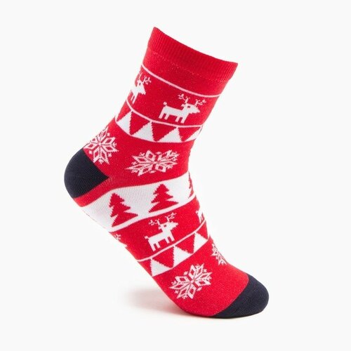 Носки Tekko, размер 36/40, красный носки tekko размер 36 40 красный белый