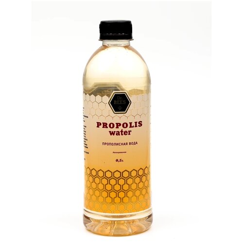 Родниковая кремниевая вода с прополисом Антивирусная Детокс Dr. Bees "Propolis Water" 0,5 л (12 бут)