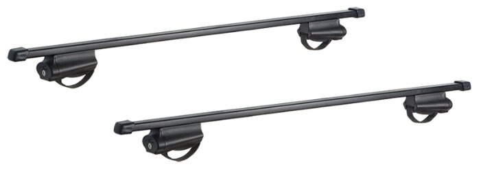 Багажник на крышу LUX бэлт прямоугольные дуги 12м на Мицубиси Паджеро Спорт 2 с рейлингами 2009-2016 арт:215501