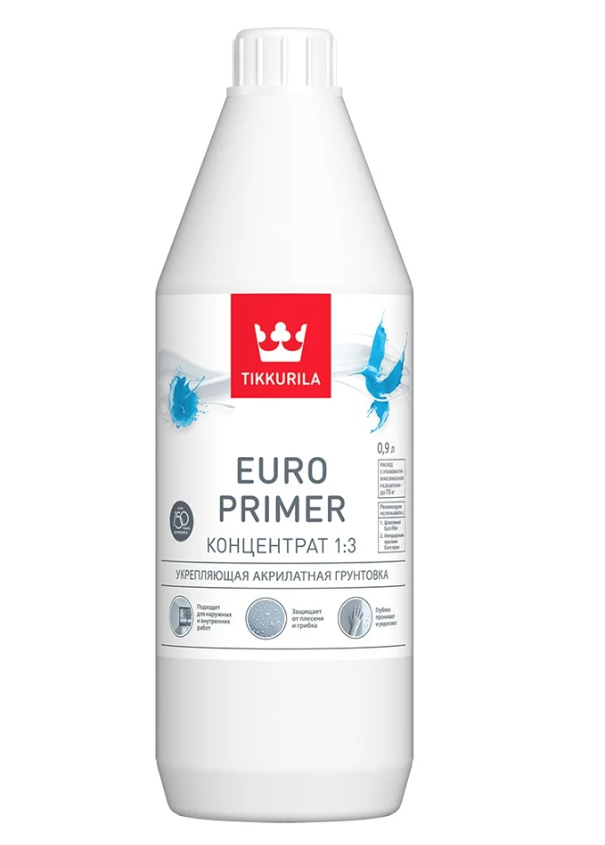 Tikkurila Грунт-концентрат 3/1 EURO PRIMER 0,9л