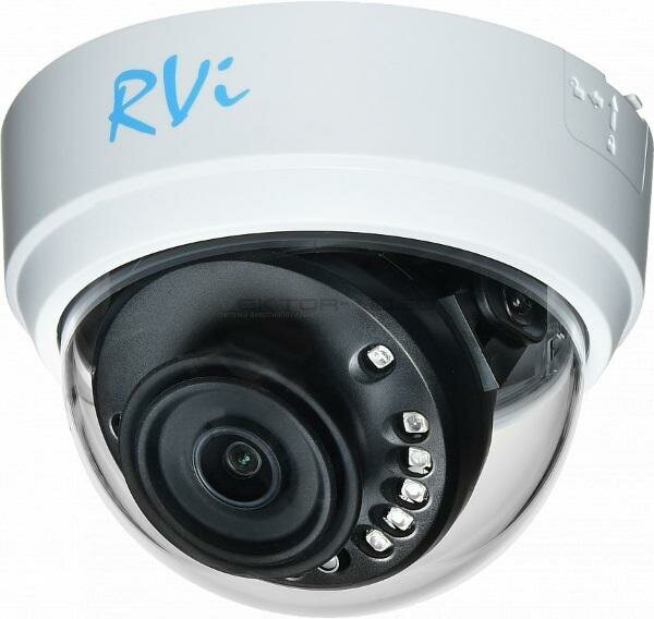 Уличная купольная камера Видеонаблюдения (видеокамера): RVi-1ACD200 (2.8) white - фотография № 5