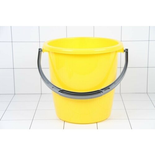 Ведро 7л ПП желтое без крышки