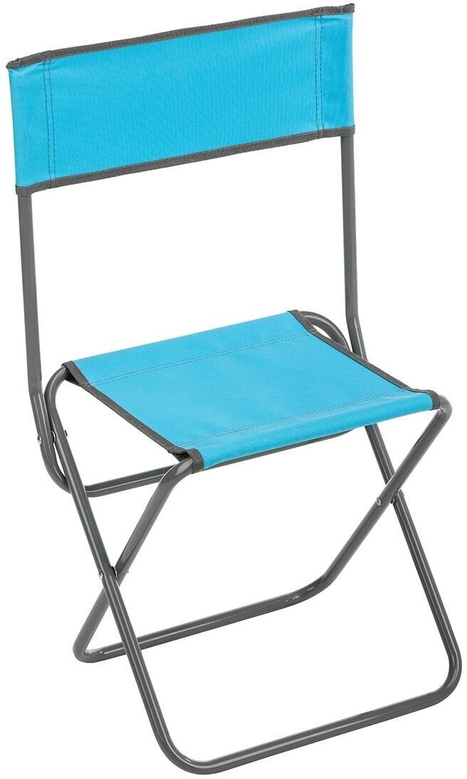 фото Стул складной со спинкой СР-380 труба ф16, голубой (T-PR-FC-380S-LB) Premier fishing