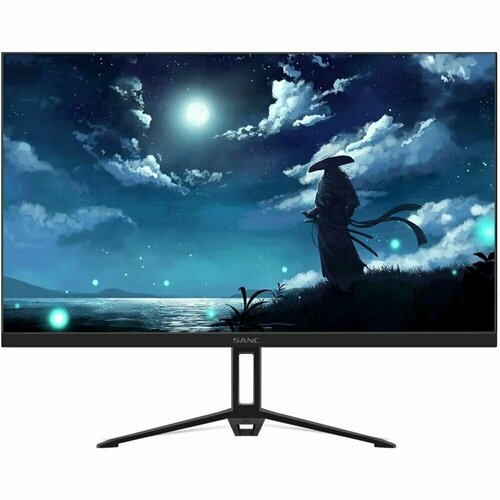 монитор 23 8 sanc m2442qh n50plus ii gaming ips 2560x1440 1ms 300 cd ㎡ hdmix2 displayport 75hz Монитор 23.8 SANC N50 Plus II M2442QH IPS 2K, черный