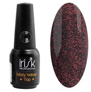 Irisk Professional Верхнее покрытие Misty Velour top, 04 Red, 5 мл
