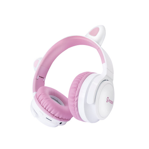 Беспроводные наушники CaseGuru CGPods Cat, pink