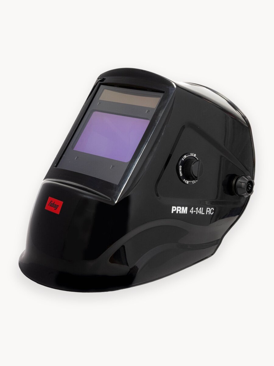 Сварочная маска FUBAG PRM 4-14 L RC, хамелеон, черная, обзор 100x60