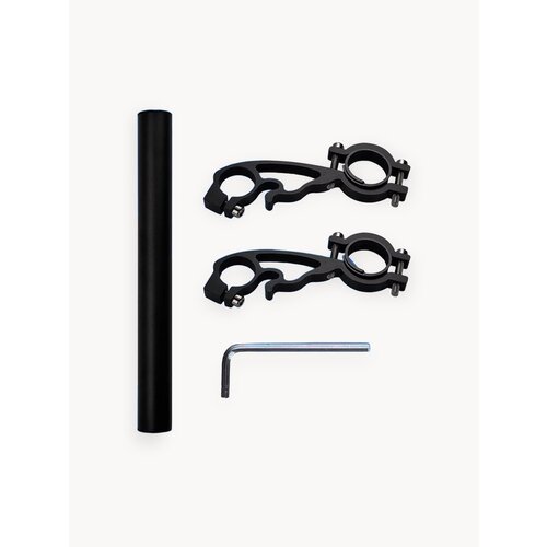 Дополнительный кронштейн для руля велосипеда, второй руль, вынос для фонарей 25 см облегченный