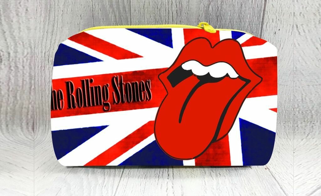 Пенал мягкий горизонтальный The Rolling Stones, Роллинг Стоунз №8