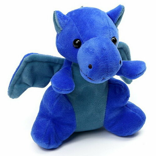 Мягкая игрушка Дракончик, 17 см, цвет синий статуэтка дракон 12 см
