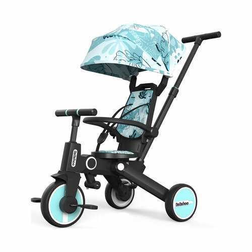 Трехколесный велосипед-трансформер Bebehoo Childrens Tricycle Pattern Blue ST168