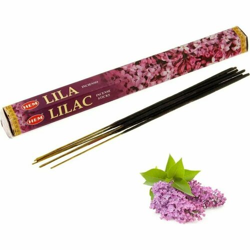 Палочки ароматические благовония HEM ХЕМ Lilac Сирень 20 шт благовония палочки арома для дома