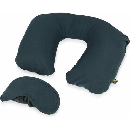 Подушка для шеи Travel Blue, синий чехол защитный на подушку с мембраной blue sleep