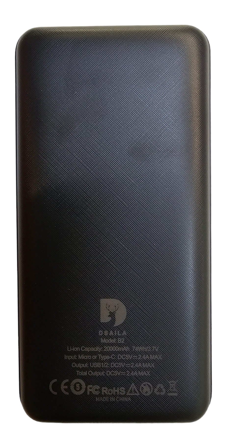 Внешний аккумулятор Power Bank DSAILA B2 20000mAh черный