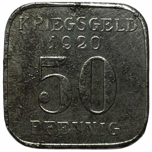 Германия (Веймарская Республика) Мюльхайм-ан-дер-Рур 50 пфеннигов 1920 г.