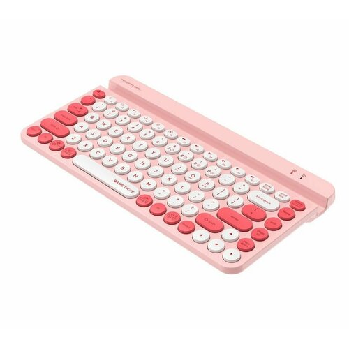 Клавиатура A4Tech Fstyler FBK30 розовый USB беспроводная BTRadio slim Multimedia FBK30 RASPBERRY 216300₽