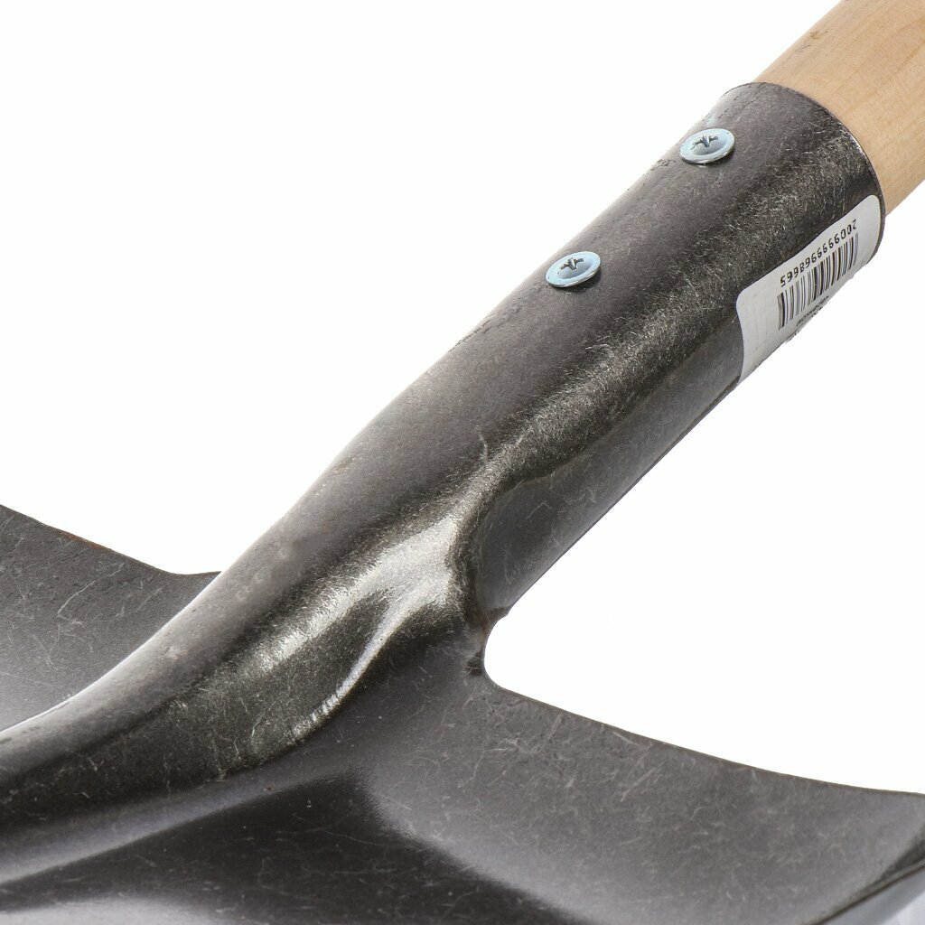 Лопата подборочная, рельсовая сталь, 1.5х345х440 мм, S511-3, с черенком - фотография № 2