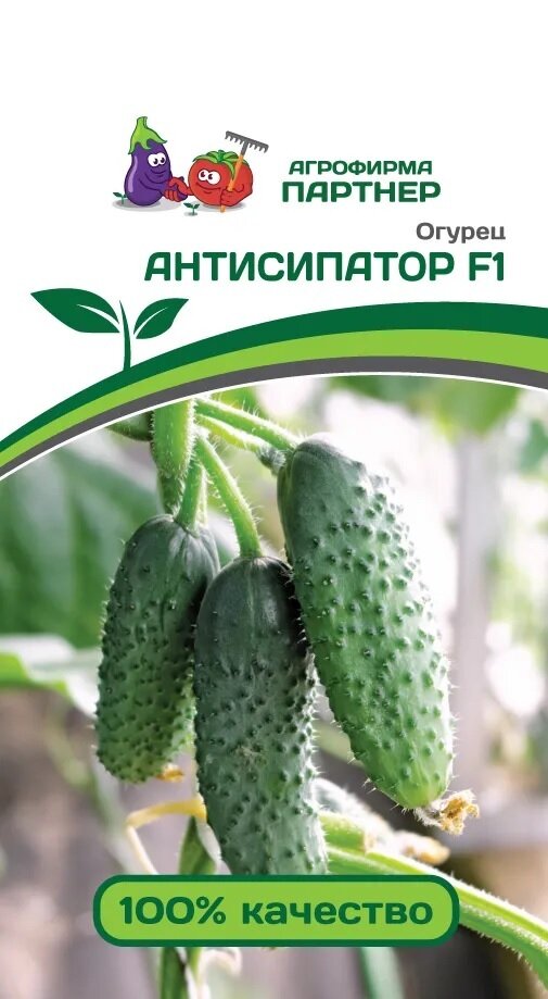 Семена Огурец антисипатор F1  Агрофирма Партнер  1 упаковка  5 семян