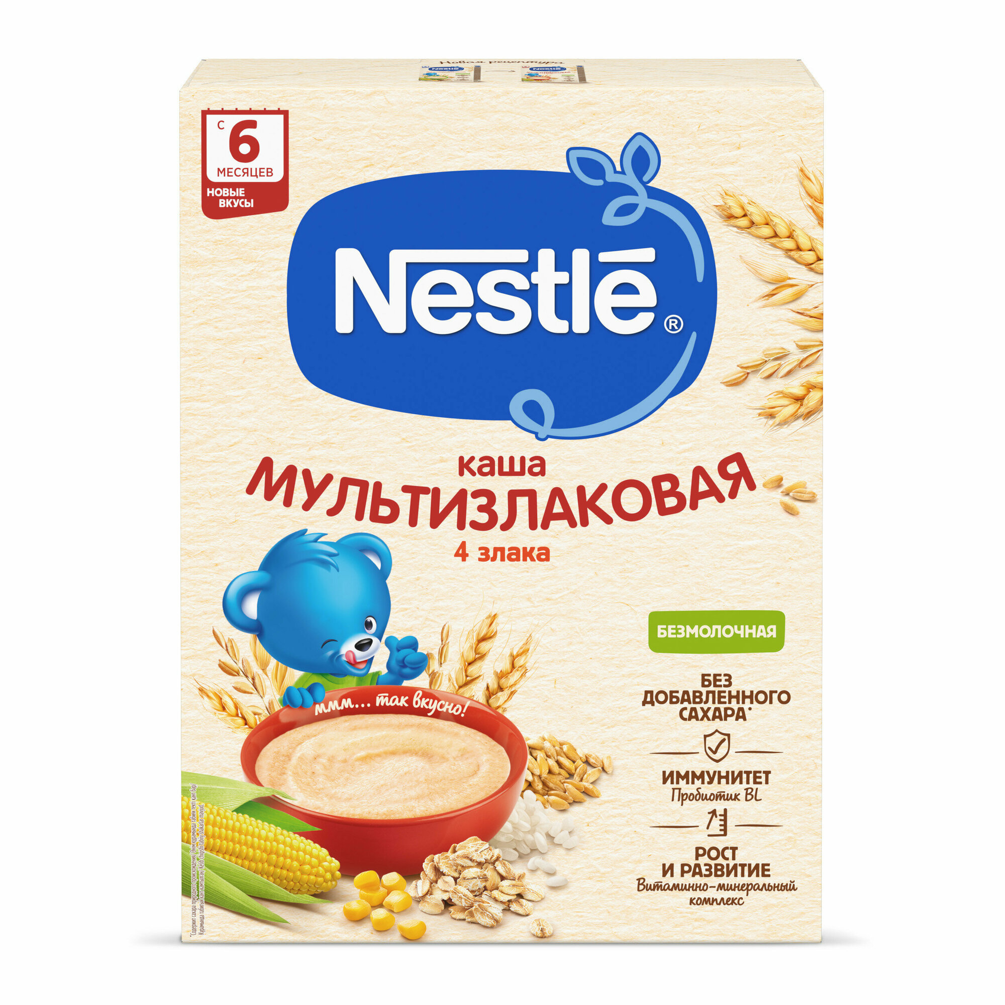 Каша Nestle мультизлаковая безмолочная с 6 месяцев 200 г