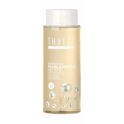 THALIA NATURAL BEAUTY Pearl & Peptide Reverse Age Face Tonic Тоник антивозрастной для лица, 300 мл