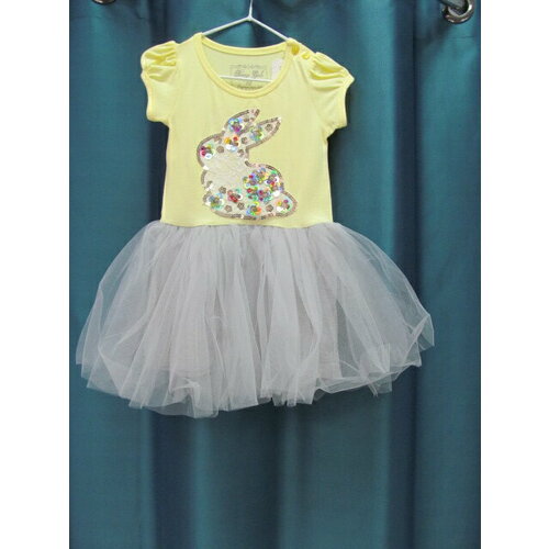 Платье Breeze, размер 116, желтый, серый