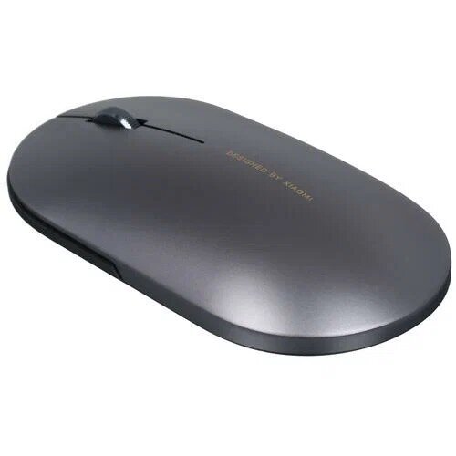 Мышь беспроводная Xiaomi Mi Elegant Mouse Metallic Edition, чёрный (HLK4037CN) — фото 1