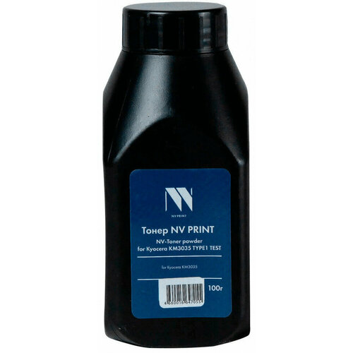 Тонер NV Print для принтеров Kyocera KM3035 TYPE1 (100G) (TEST) тонер nv print для kyocera km3035 1кг type1