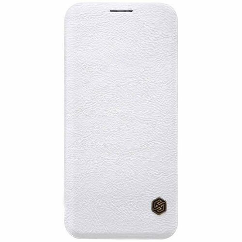 nillkin magic case for samsung galaxy s8 s9 s9 s10 s10 case qi wireless charging receiver back cover case magnetic car holder Чехол Nillkin Qin Leather Case для Samsung Galaxy S9 SM-G960 White (белый)