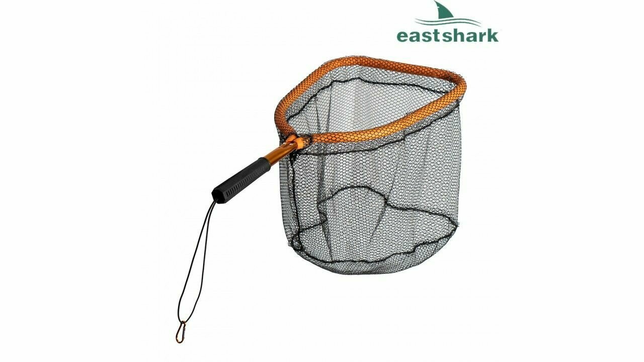 Подсак бортовой забродный прорезиненный с поплавком 45*30 см EastShark