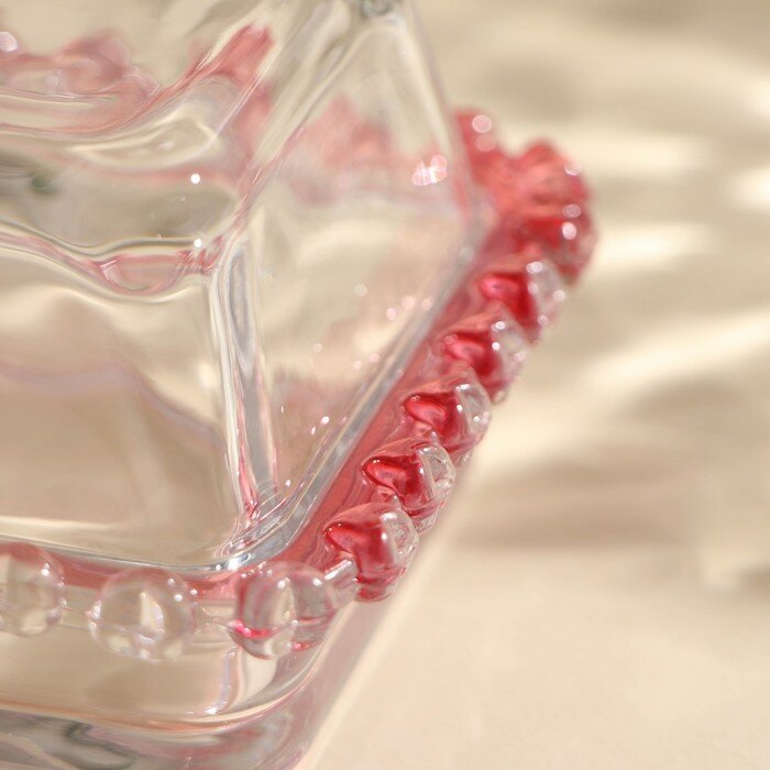 Маслёнка SKYPHOS «Розе», стеклянная, 17×10,5 см.