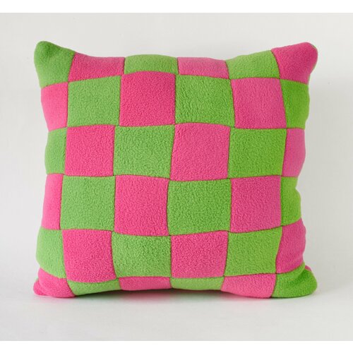 Подушка декоративная Magic Bear Toys квадратная цвет зеленый-розовый 30 см 1000₽