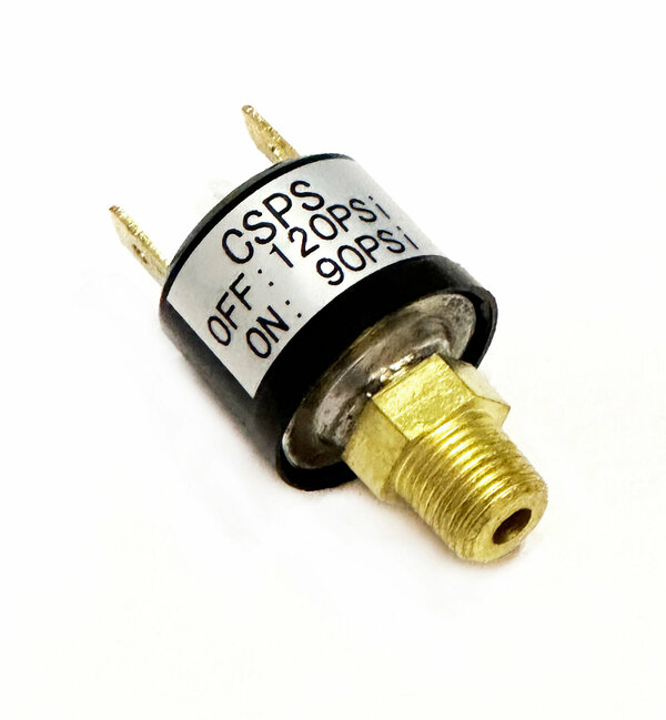 Датчик давления для компрессора 220В, 5А, 6-8 Атм / Реле давления воздуха 90-120 PSI / Регулятор давления для пневмосистемы автомобиля