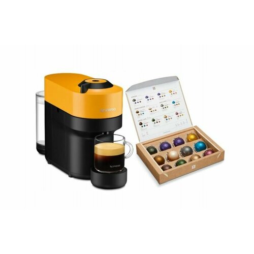 Капсульная кофемашина DeLonghi Vertuo Pop ENV90 Y желтый 2005800₽