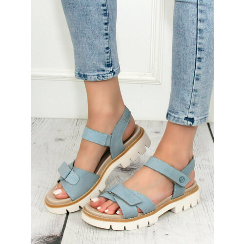 фото Босоножки remonte dorndorf, размер 44, синий