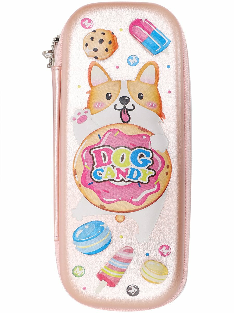 Пенал Multibrand 6019-gold dog - фото №1