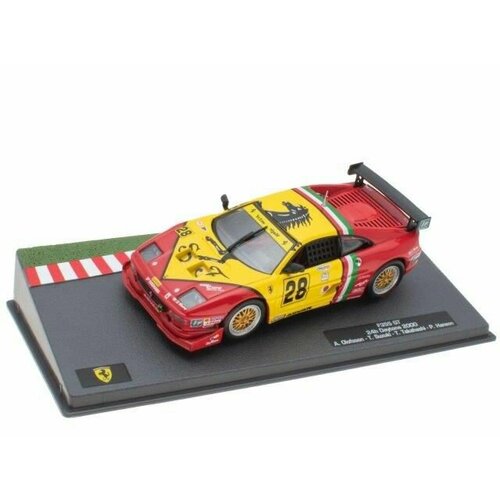 FERRARI F355 GT #28 Yellow Magic Team 24h Daytona 2000, масштабная модель автомобиля коллекционная