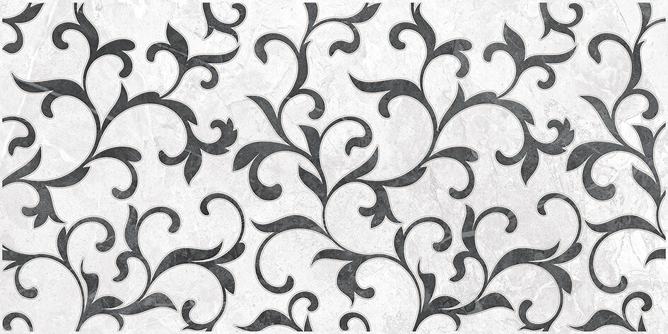 Morgan Декор серый 25х50