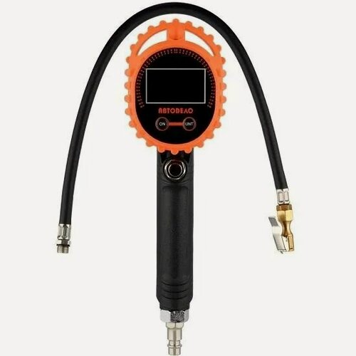 Изображение товара Пистолет для накачки шин АвтоDело PRO с цифровым манометром 14 атм. (42325)
