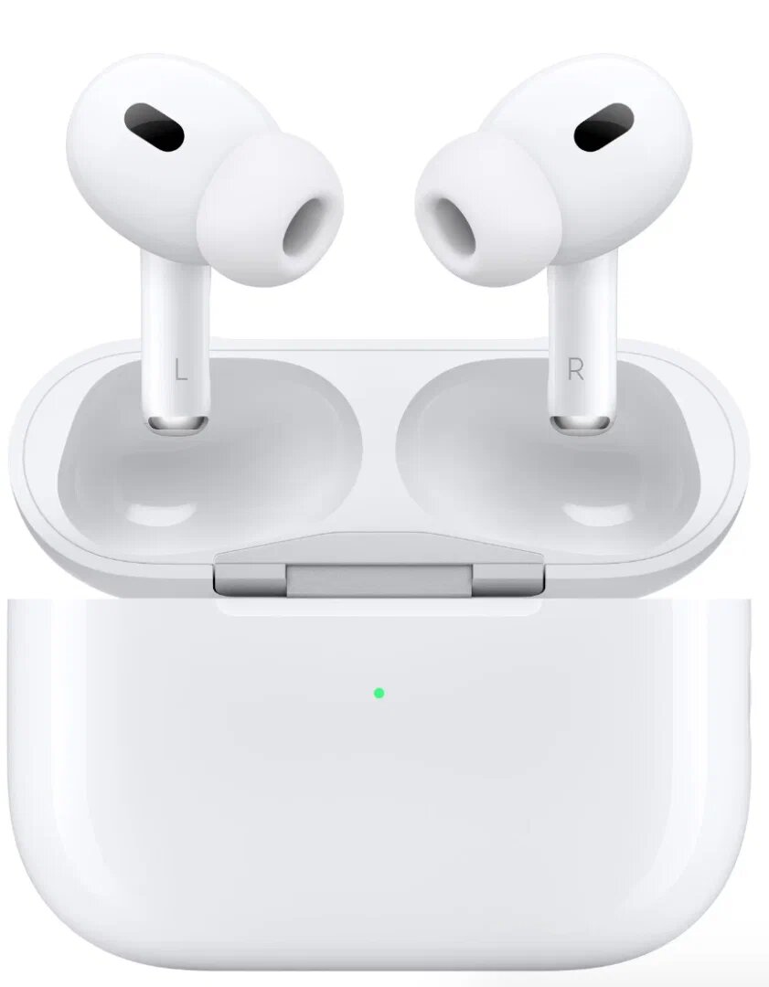 Apple наушники AirPods PRO 2 MagSafe Charging Case TYPE-C, белые — фото 1