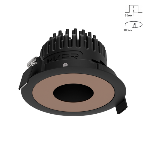 Светильник SWG Combo 20 Magnet с Черно Бронзовой Накладкой Premium 10Вт Черный Пружинный СВГ 10736₽