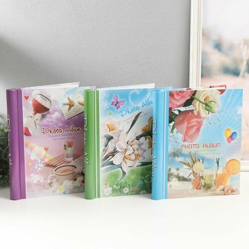 Фотоальбом магнитный 20 листов Энергия роз 29х24х2 см 1052₽