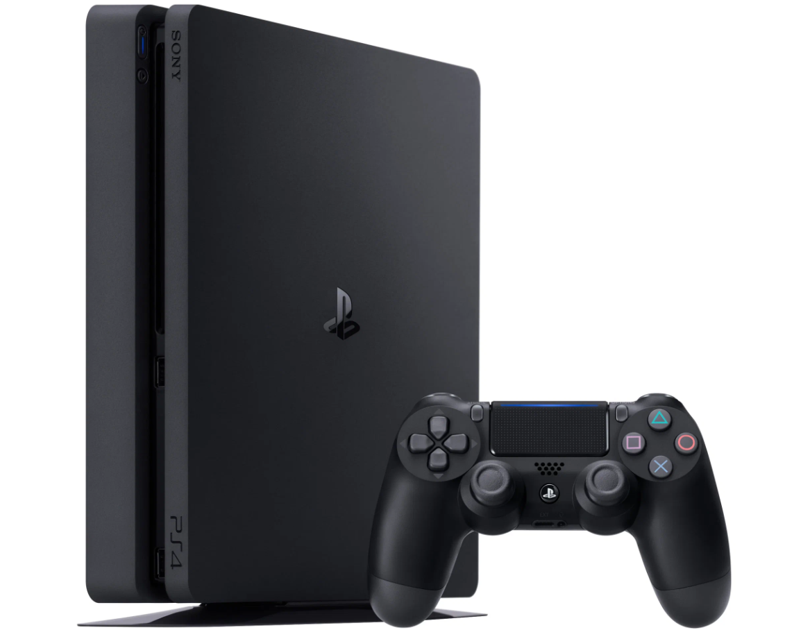 Игровая приставка Sony PlayStation 4 Slim 500 ГБ HDD, без игр, черный