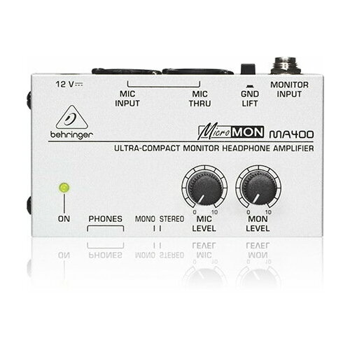 BEHRINGER MA400 - компактный мониторный усилитель для стерео-наушников