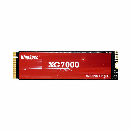 Накопитель SSD KingSpec XG 7000, PCIe NVMe 4.0 x4 M.2 2280, 4TB