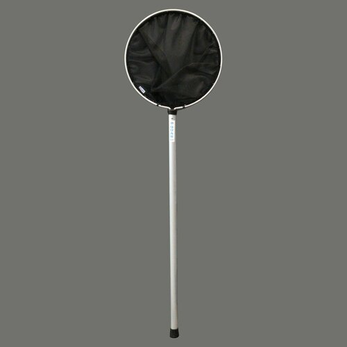 Сачок для пруда круглый, мелкоячеистый, диаметр 40 см с металл. ручкой 100 см