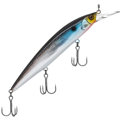 Воблер Jackall Rerange 110мм. MR 15,9гр. hl bora silver & black до 2м. suspending