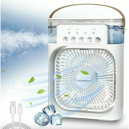 Настольный вентиляторувлажнительмини кондиционер MINI COOLING FAN белый 119900₽