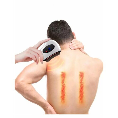 Массажер для лица с функцией вибрации, массаж гуаша