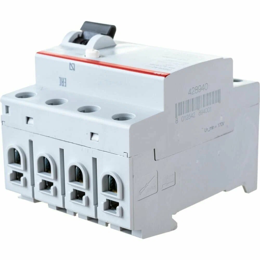 Устройство защитного отключения (УЗО) ABB FH204 AC 40/0.03 4P 40А 30 мА /2CSF204004R1400/